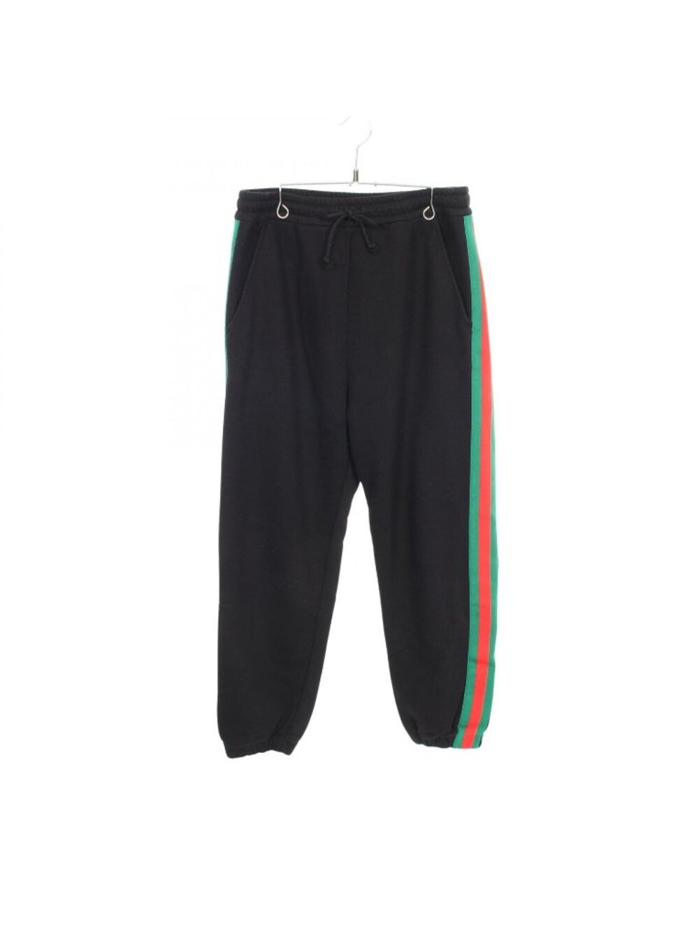 Gucci Pants North Face Web Stripe Black Cotton Sweatpants